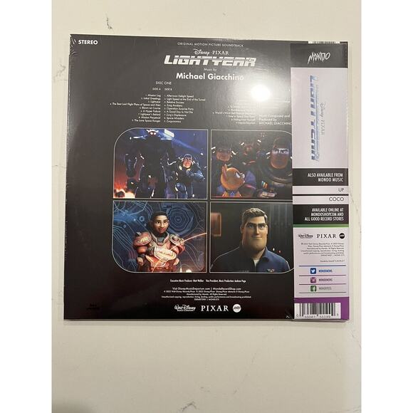 New Lightyear Disney Original Motion Picture Soundtrack Splatter Vinyl MONDO - Picture 6 of 10